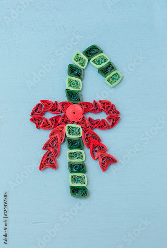 Christmas quiling decoration elements photo