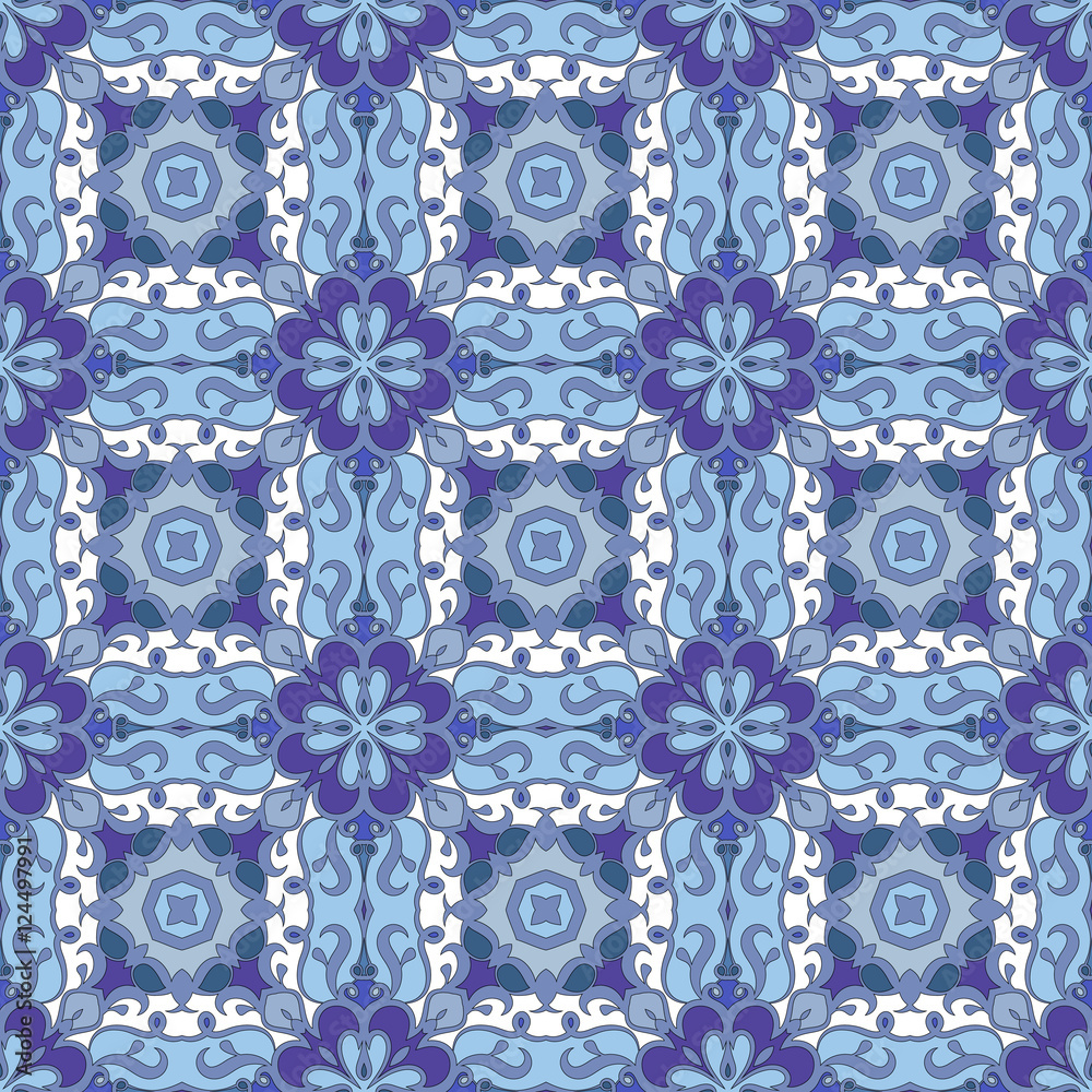 Seamless symmetrical pattern