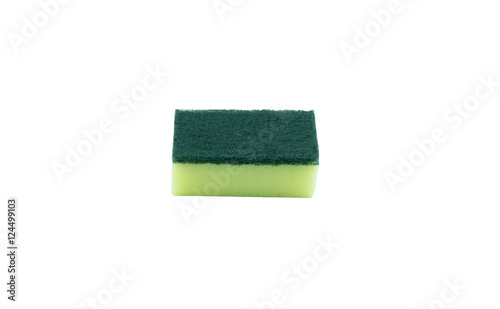 Sponge on isolated background
