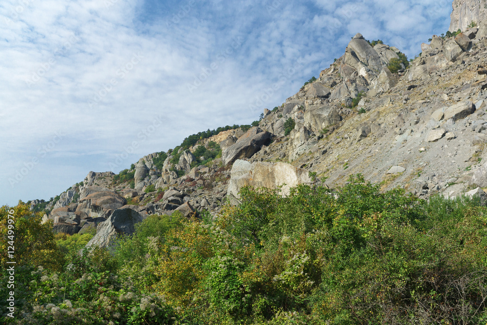 South Mountain Demerdzhi. Crimea.