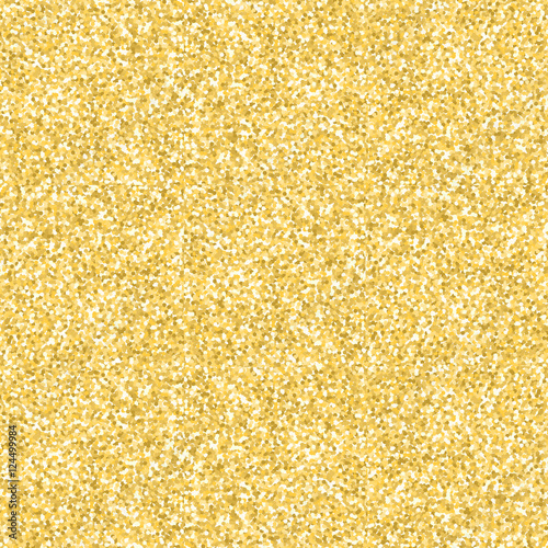 Gold glitter seamless pattern texture. Vector illustration.