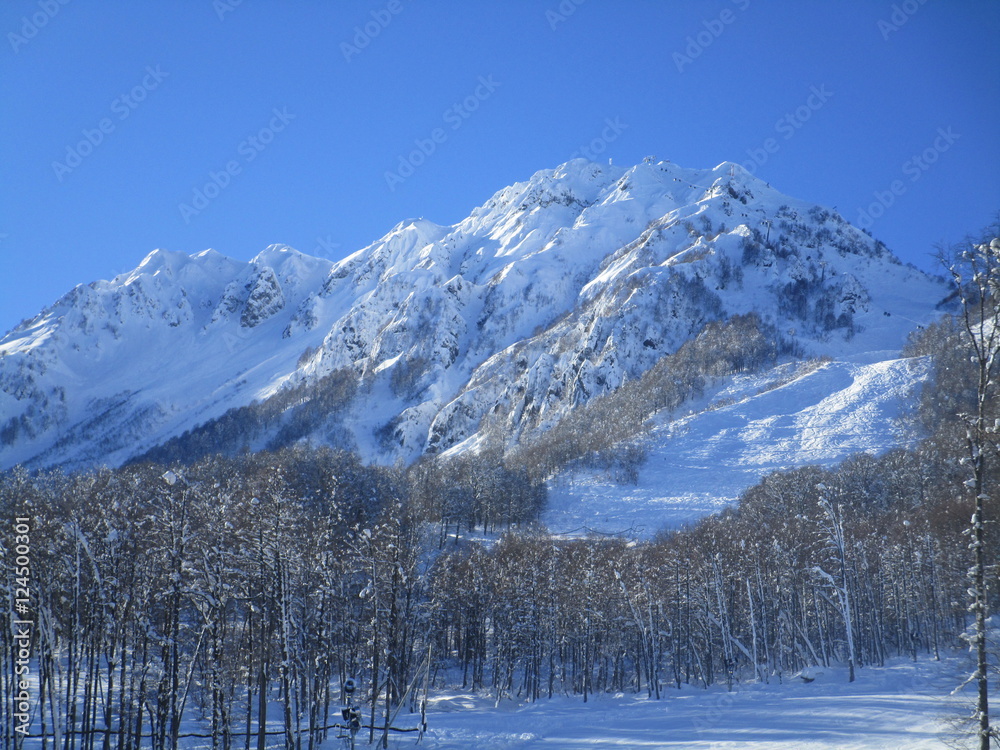  Winter mountains in Abkhazia