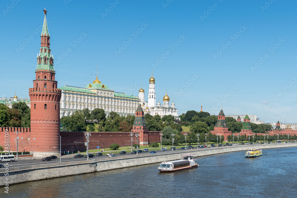 Panoramic view. Moscow Kremlin. Russia