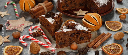 Christmas fruit cake