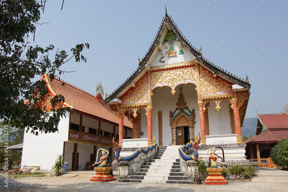 Tempel Wat That, Vang Vieng, Laos, Asien