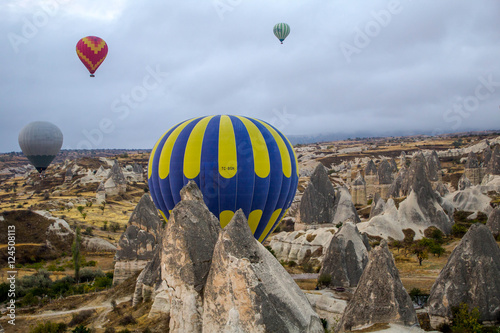 Hot air balloon flight over Cappadocia, Turkey