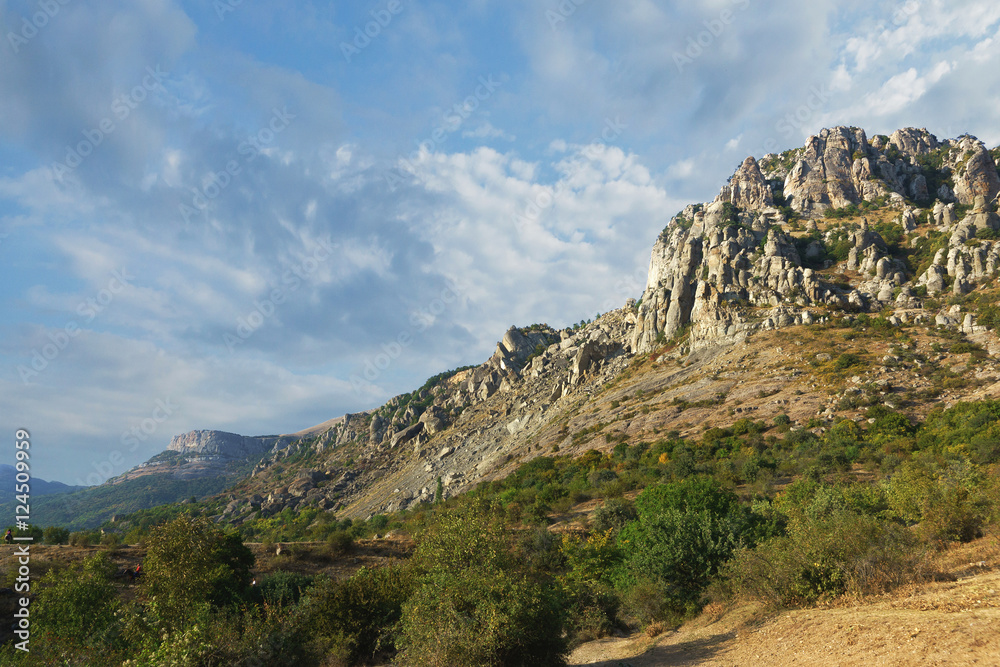 Obraz premium The Northern slope of the mountain South Demerdzhi. Crimea.