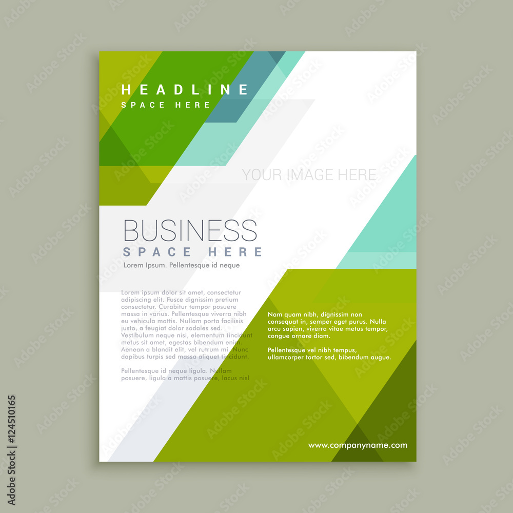 Fototapeta premium promotional brochure poster template
