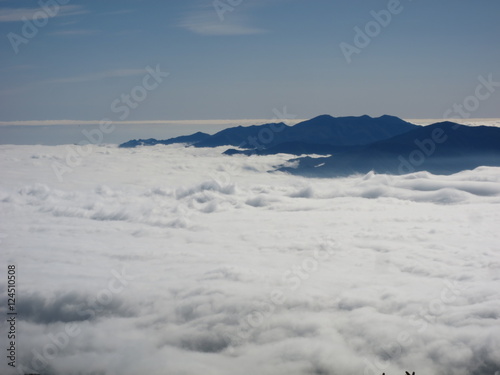 山と雲海―権現岳より―