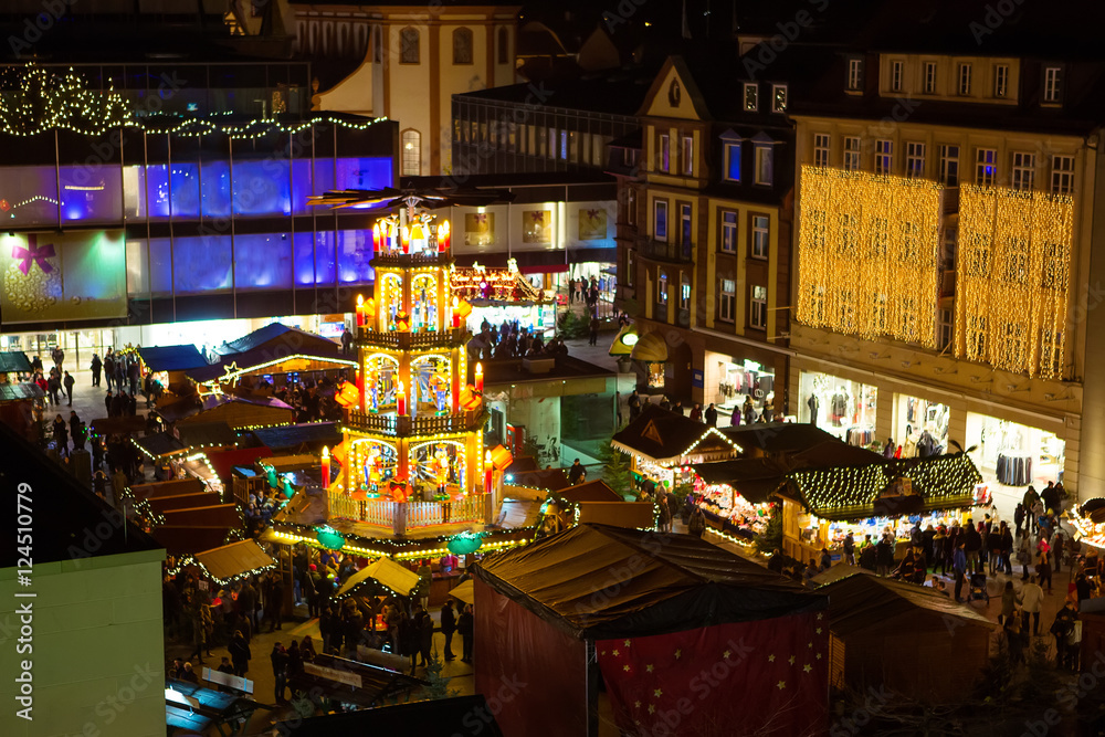 Christmas market in Nuremberg, Germany