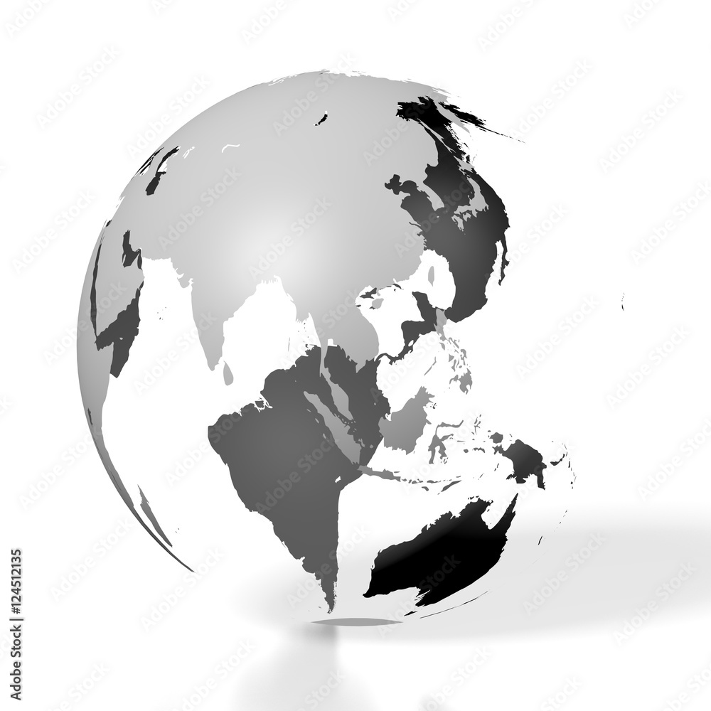 3D Earth, world map 3D Earth, world map