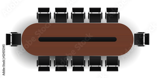 Salle de réunion - Table Ovale