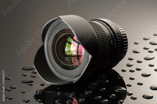 Wide angle lens 14mm studio shot