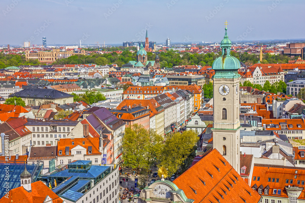 Munish city architecture, Bavaria, Germany