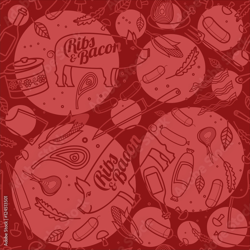 Porc seamless texture