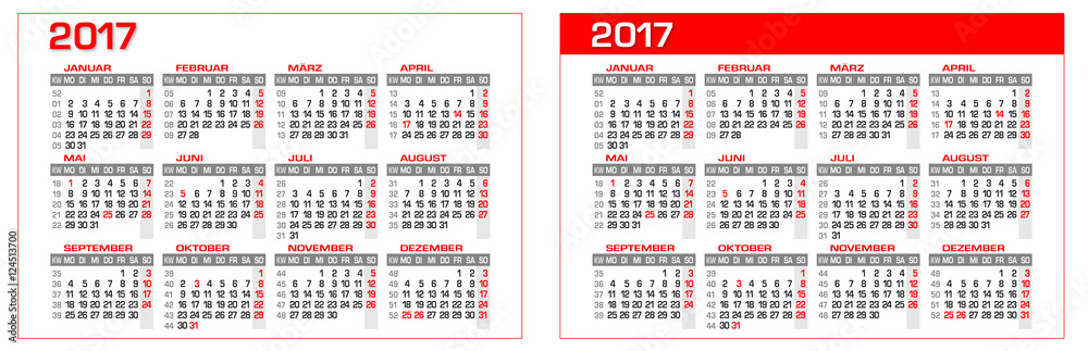 Kalender/Kalendarium im Visitenkarten-Format - quer Stock Vector | Adobe  Stock