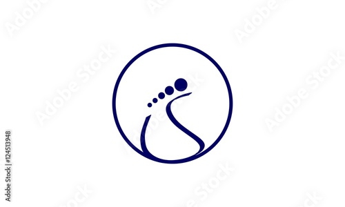 Pied bleu