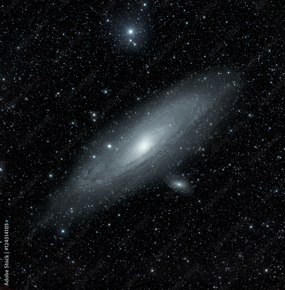 Fototapeta premium Galaktyki w konstelacji Andromedy