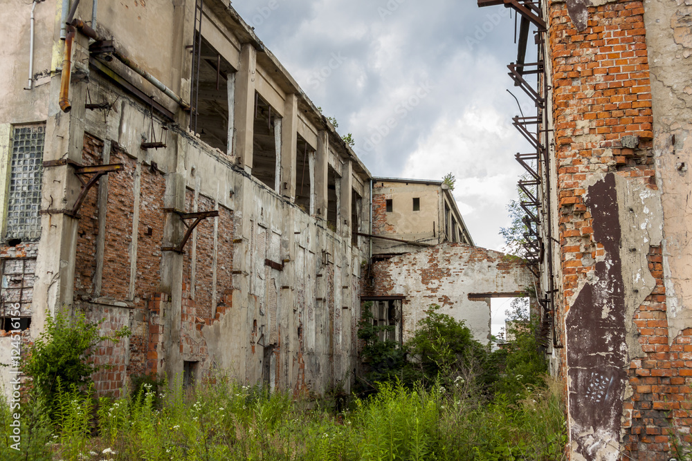 Ruins of Paper Mill - Kalety, Poland.