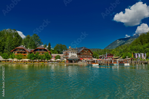 Konigsee Village view from boat © VitalyTitov