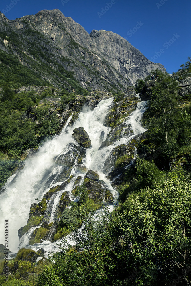Obraz premium Waterfall in Norway
