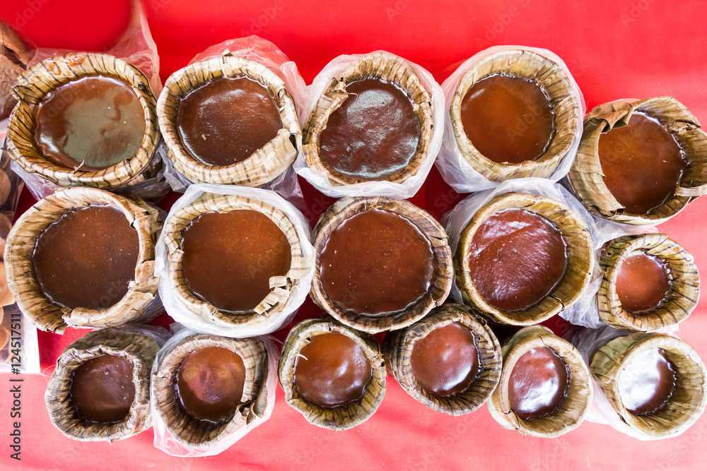 Chinese New Year glutinous rice cake, known as Nian Gao Chinese New Year glutinous rice cake, known as Nian Gao