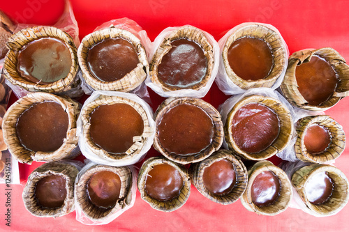 Chinese New Year glutinous rice cake  known as Nian Gao
