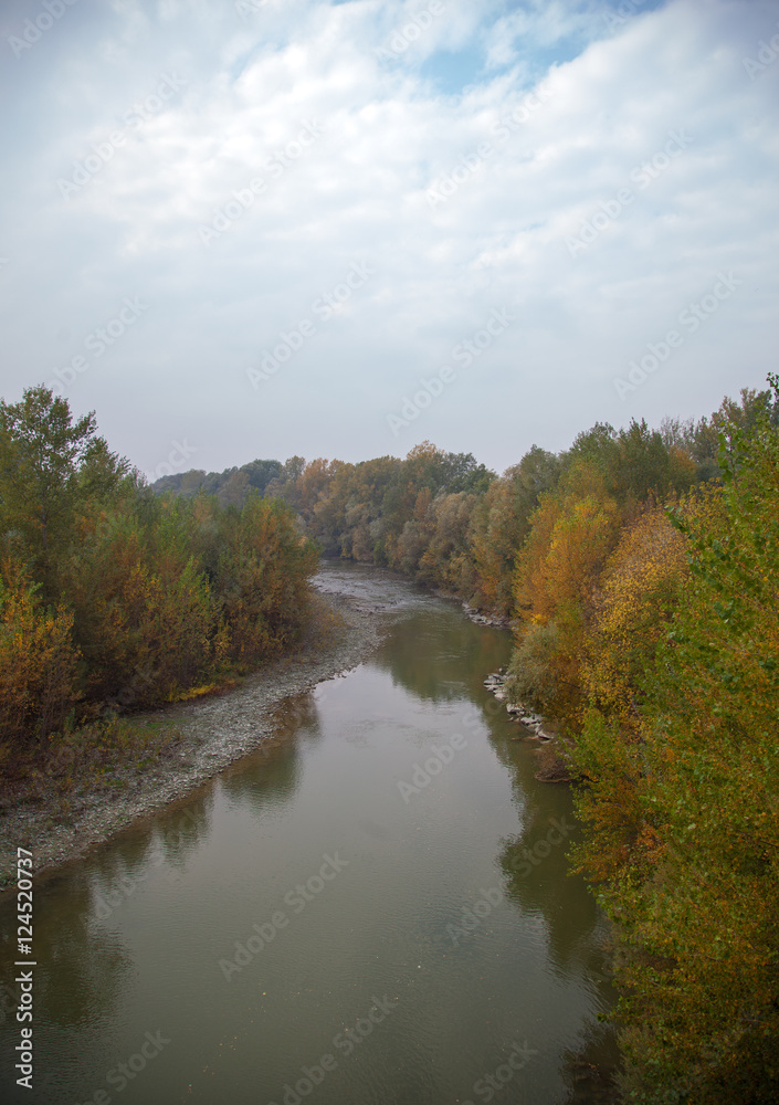 Autunno in Piemonte, fiume