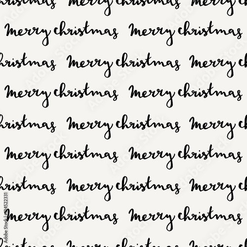 Merry Christmas Seamless Pattern