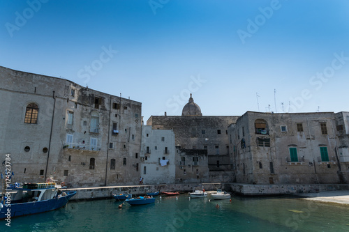 Monopoli medieval town and port, Puglia, Italy.   © pashan