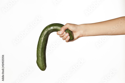 dysfunction of the penis - illustration with cucumber