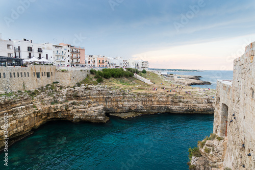 Fototapeta Naklejka Na Ścianę i Meble -  Polignano al mare - scenic small town in Puglia, Italy.
