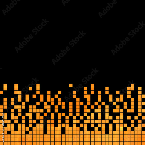 abstract vector square pixel mosaic background