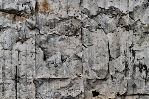 Dilapidated sheet metal fence, Mandalay, Myanmar © stockquest