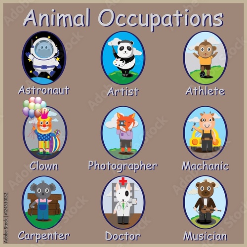 Animals Occupations,