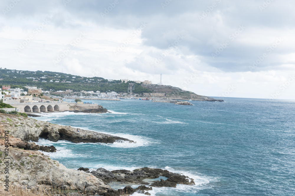 Panoramic view of Santa Maria di Leuca. Puglia. Italy.
