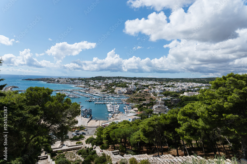 Fototapeta premium Panoramic view of Santa Maria di Leuca. Puglia. Italy.