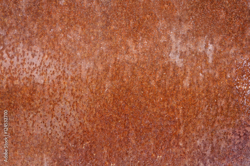 texture of old iron covered with red rust
