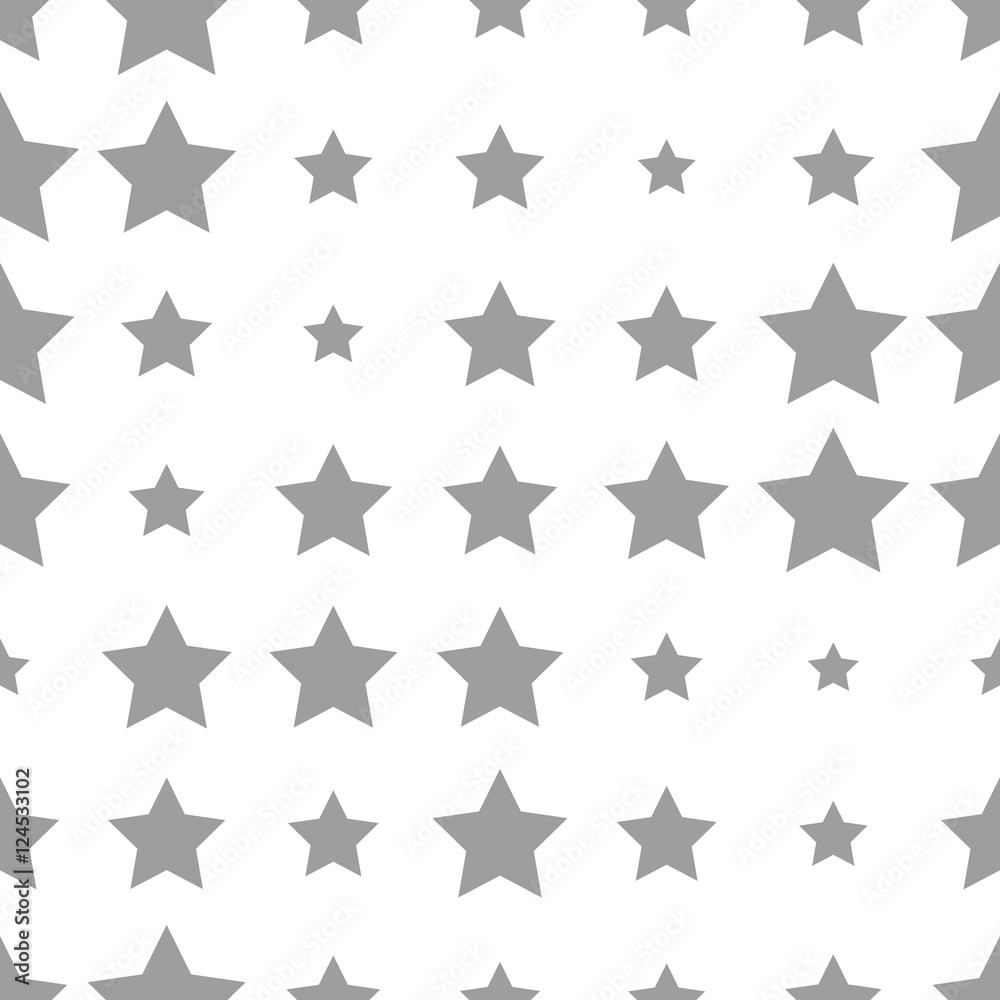 Seamless pattern with stars on a white background. Seamless pattern with stars on a white background.