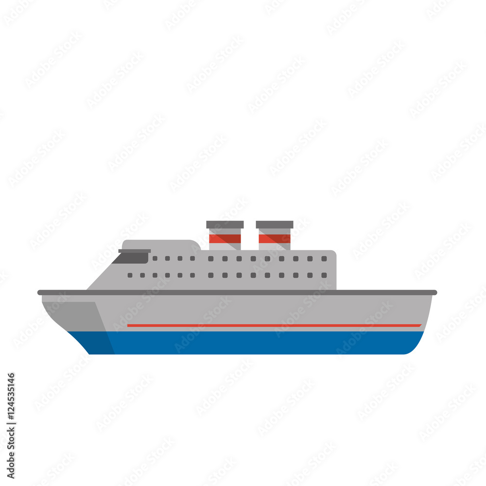 cruise ship icon. sea transportation nautical and marine theme. Isolated design. Vector illustration cruise ship icon. sea transportation nautical and marine theme. Isolated design. Vector illustration