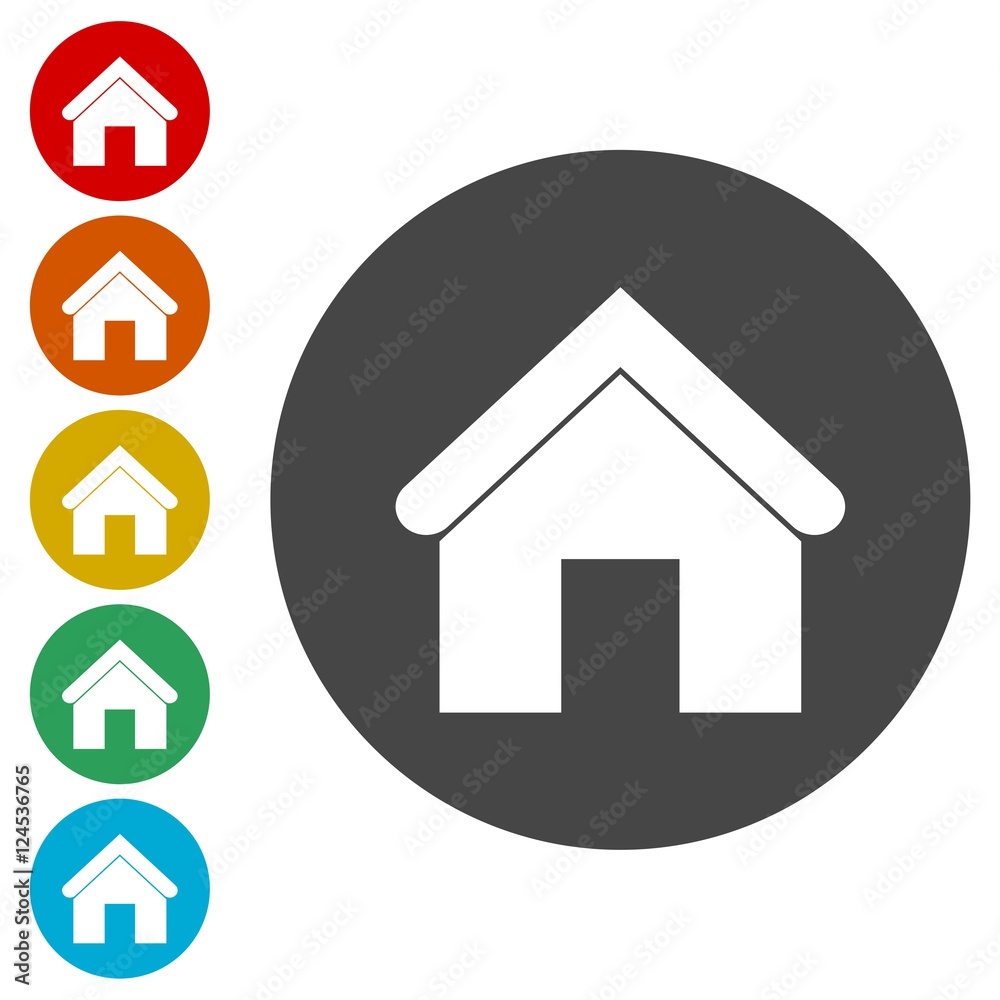 Home sign icon. Main page button Home sign icon. Main page button