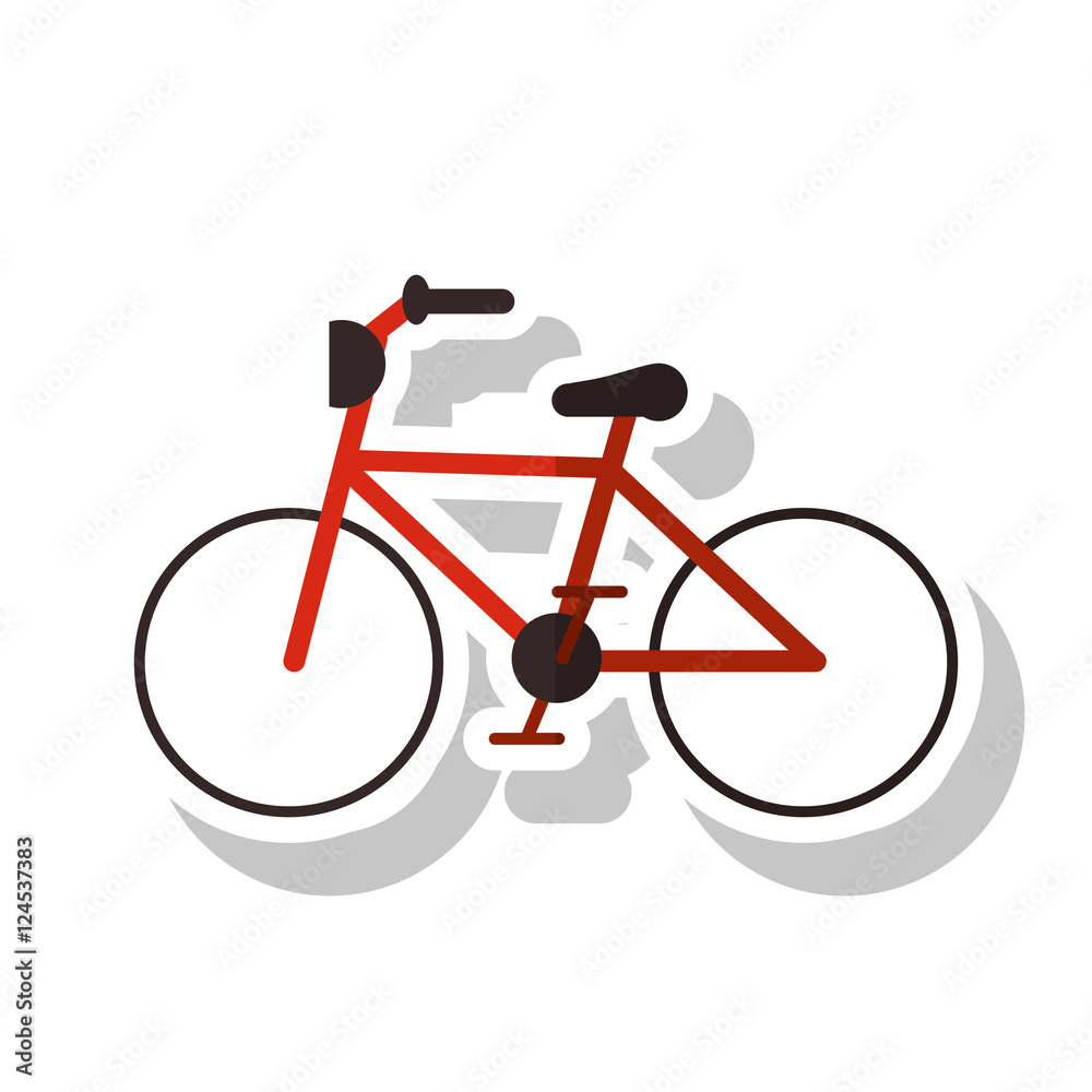 bike vehicle icon. transportation travel and trip theme. Isolated design. Vector illustration bike vehicle icon. transportation travel and trip theme. Isolated design. Vector illustration