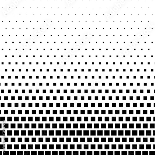 Rectangle Halftone Element, Monochrome Abstract Graphic. Ready f