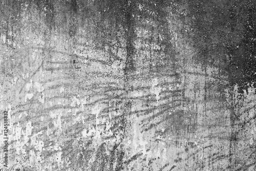 Obraz premium Wall fragment with scratches and cracks