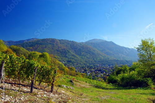 vue sur la cluse de chambéry photo