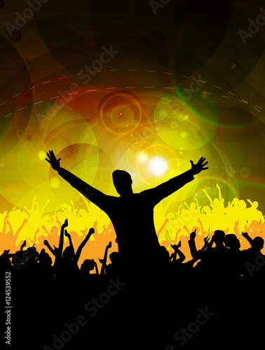 Music event illustration