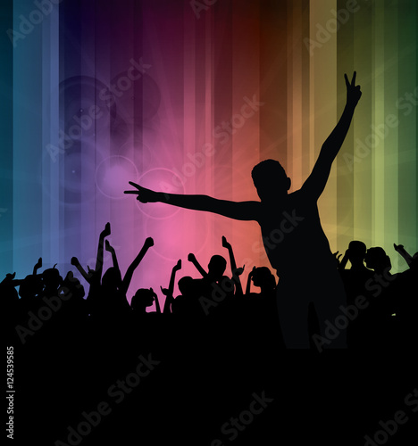Music event illustration