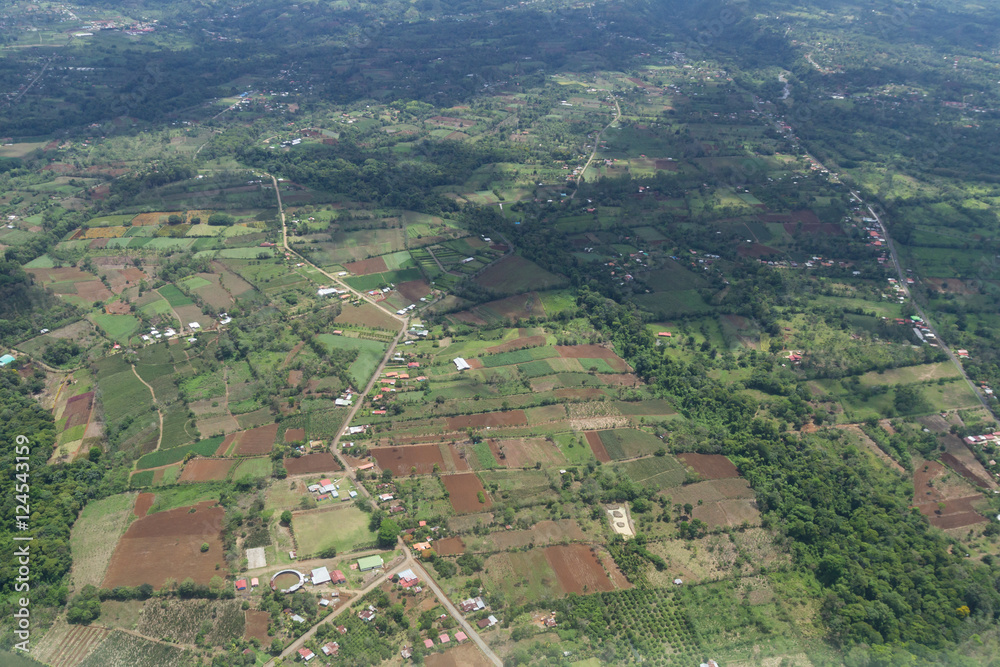 Aerial view of Costa Rica Aerial view of Costa Rica