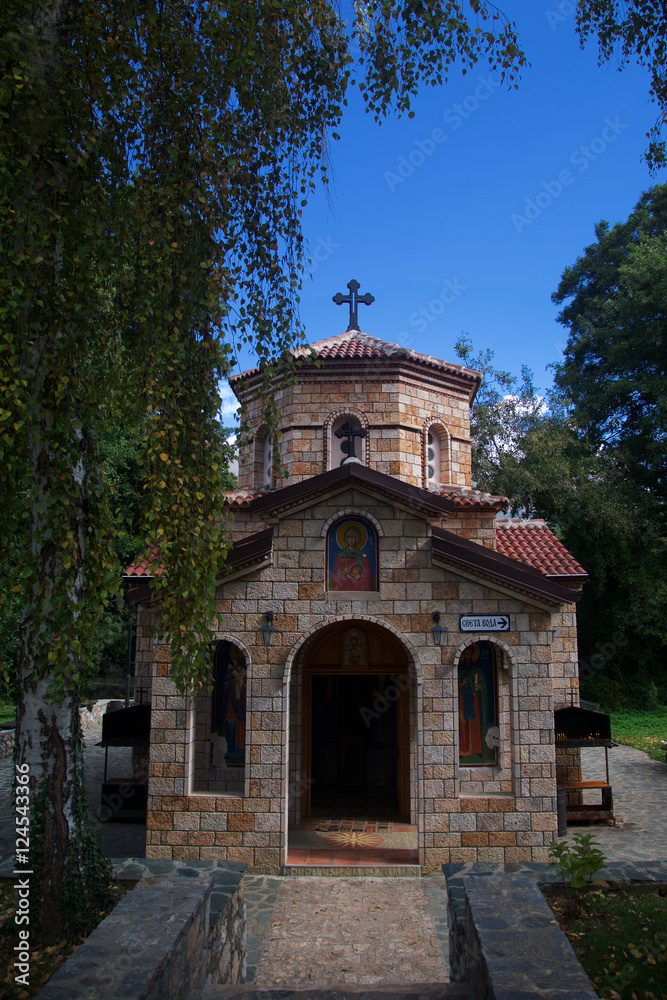 Church of the monastery of St. Naum in Macedonia at Lake Ohrid
Church of the monastery of St. Naum in Macedonia at Lake Ohrid