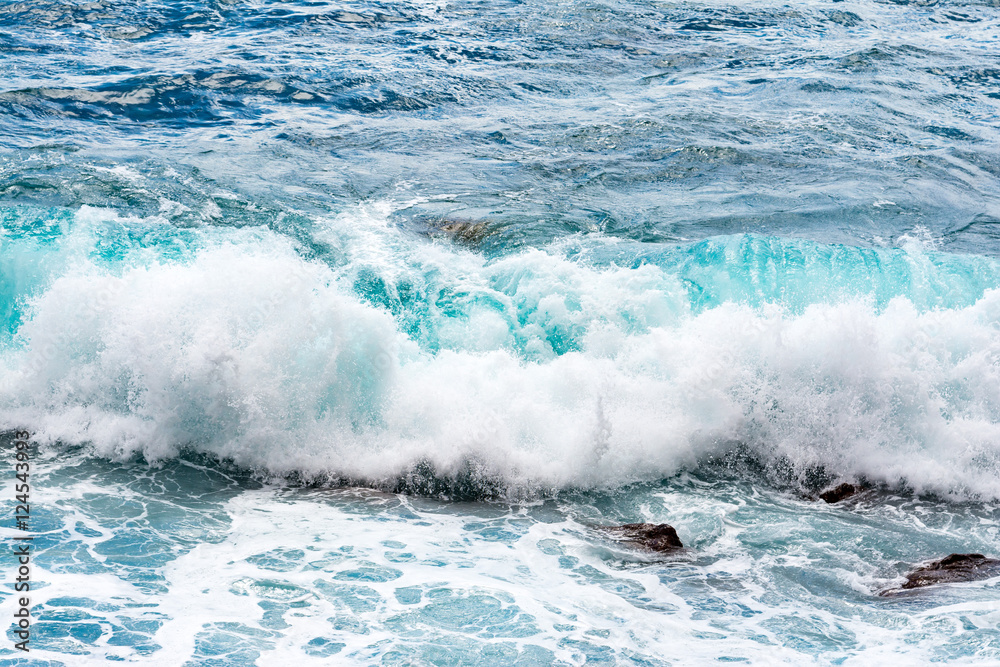 Fototapeta premium Waves in ocean